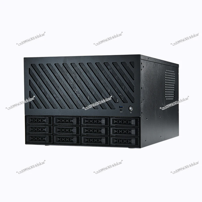 12-Disk NAS Chassis Rack-mounted Storage Server Supports 360 Water-cooled ATX Main Board ATX Power Full-height Card Slot - Image 4