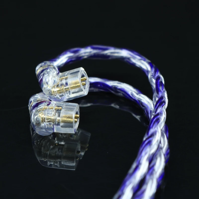 Imagem -02 - Ivipq 332 16 Núcleo In-ear Cabo de Atualização de Auscultadores com 2.5 3.5 4.4 6.35 mm Mmcx 0.78 2pin Tfz para Atemporal S12 Zetian Kato Aria