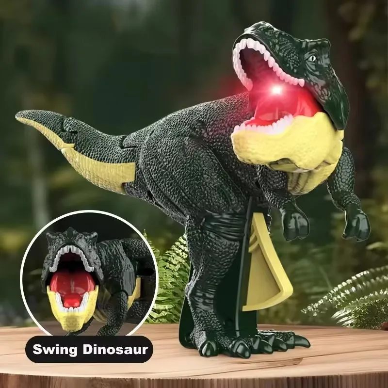 JURASSLC WORLD drôle son dinosaure décompression à commande manuelle balançoire télescopique dinosaure Fidget jouet pour enfants noël enfants cadeau