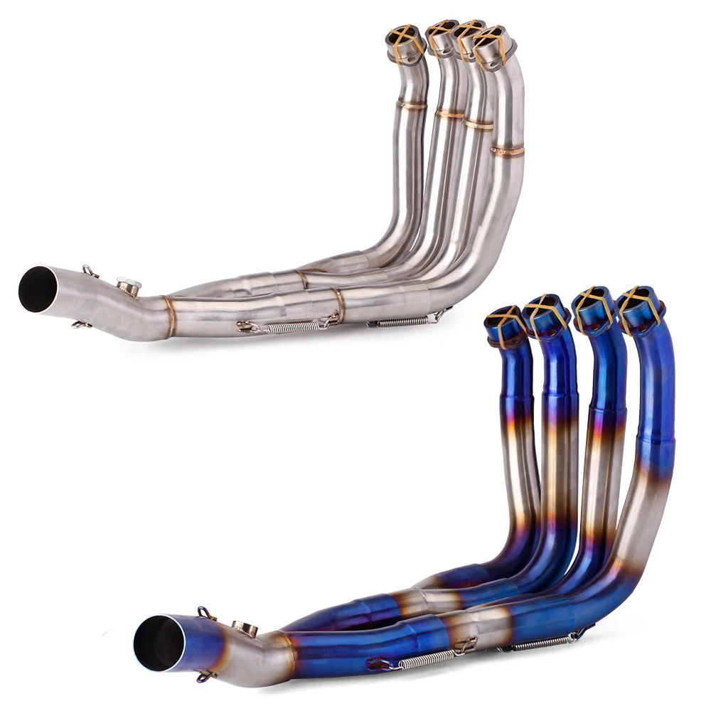 For YAMAHA R6 full Motorcycle Exhaust System Escape Slip On 51MM Front Tube Link Pipe Connect 51MM muffer