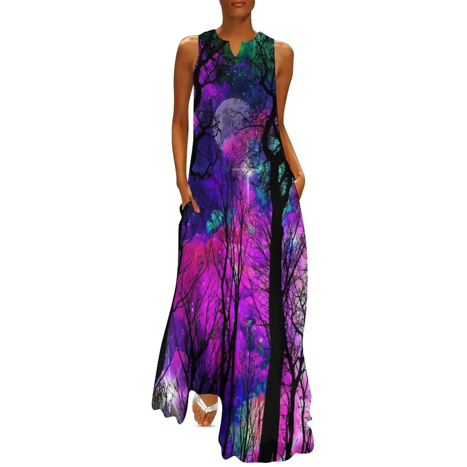 

Magic forest Long Dress dresses women summer 2025 ladies dresses for special occasions evening dress woman prom dress