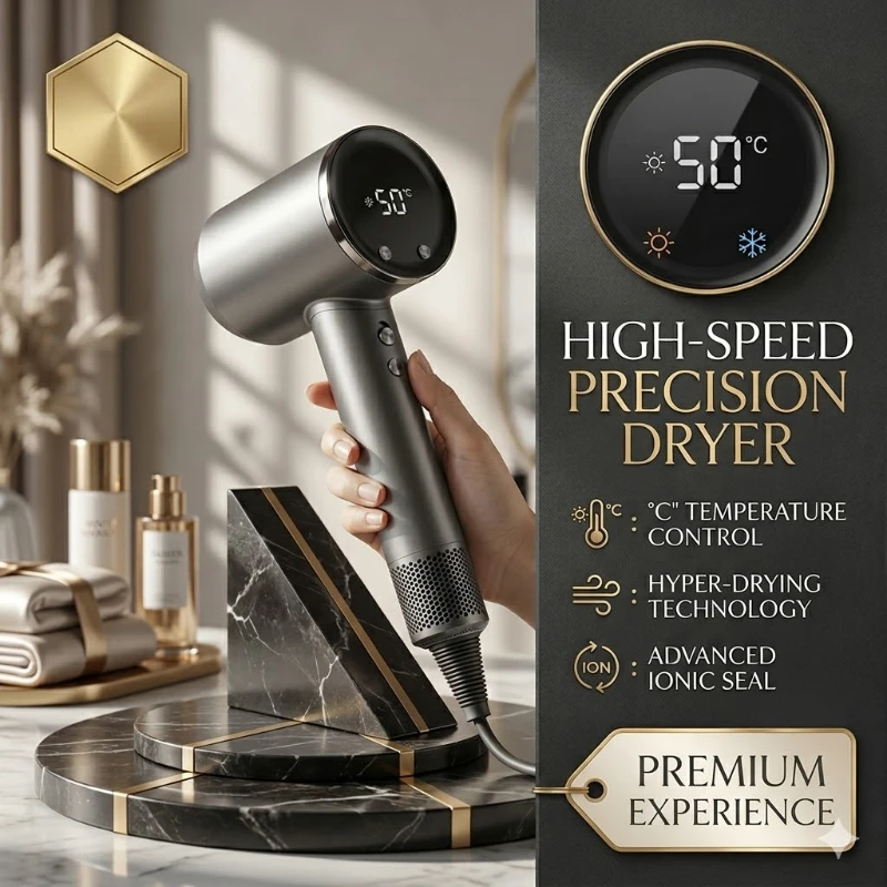 

New Home High-Speed Hair Dryer, Electric Hair Dryer with Three Powerful Speed Settings