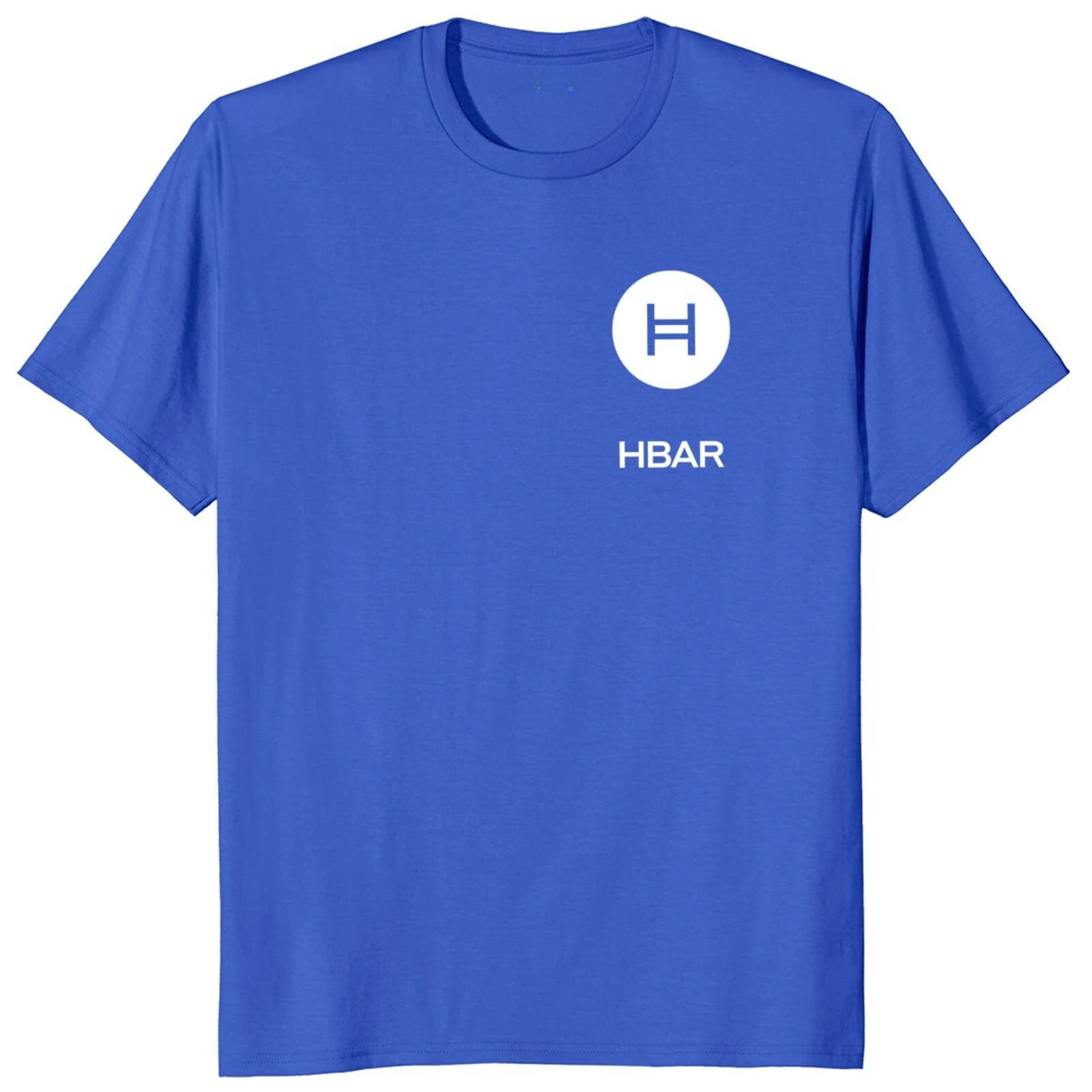 HBAR Crypto Cryptocurrency Coin Geek Short Sleeve 100% Cotton Unisex Casual Soft Tee Tops EU Size Hedera Hashgraph T Shirt