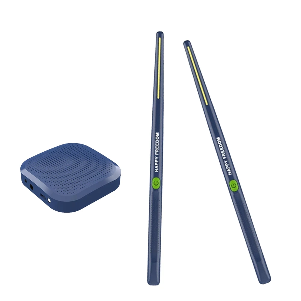 

Electronic Drumsticks Air Drum Stick 16D Speaker DSP Level Sound Card Low Delay Portable Electric Rhythm Drum Stick for Beginner