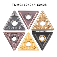 1pc/10pcs TNMG Carbide Turning Tool Inserts Triangle Shape External Circular Cutting Lathe Machining CNC TNMG160404/160408