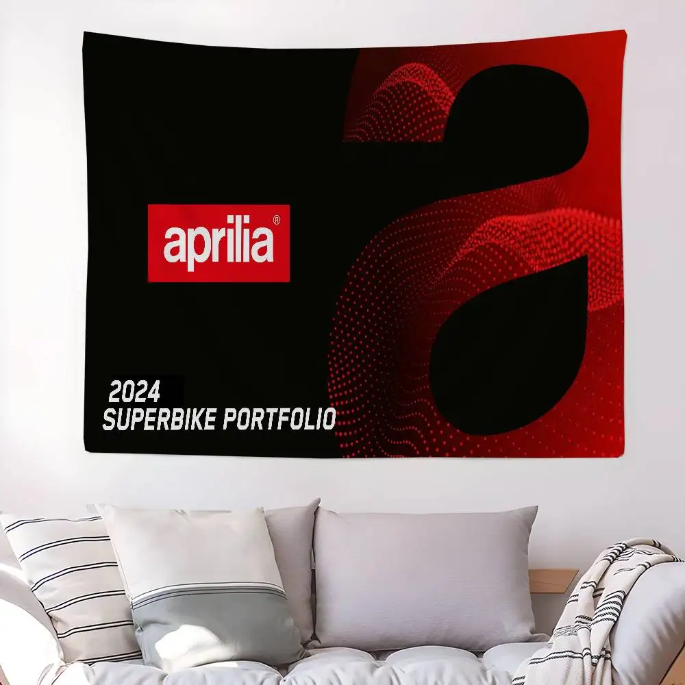A-ApriliaS logo Cartoon Tapestry Wall Hanging Decoration Household Home Decor