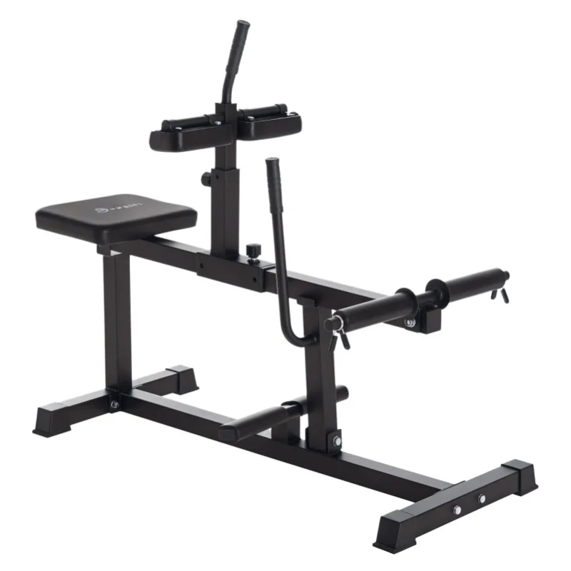 SPORTNOW Seated Adjustable Leg Extension Machine, Leg Raise Machine with Plate Loaded
