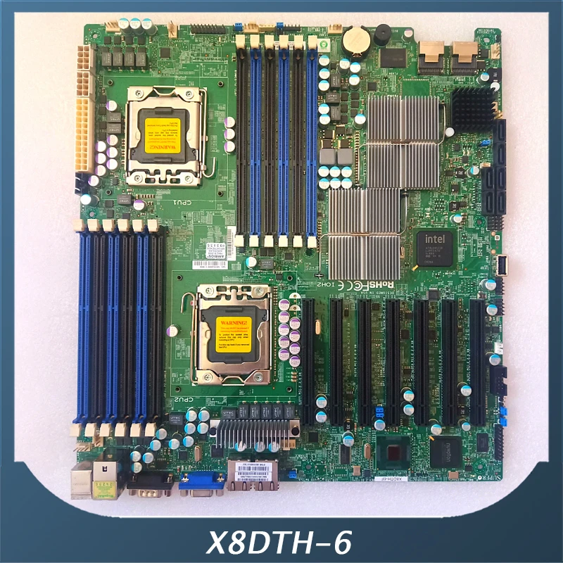 

Материнская плата для Supermicro X8DTH-6 LGA1366 с поддержкой X5650 односторонней рабочей станции