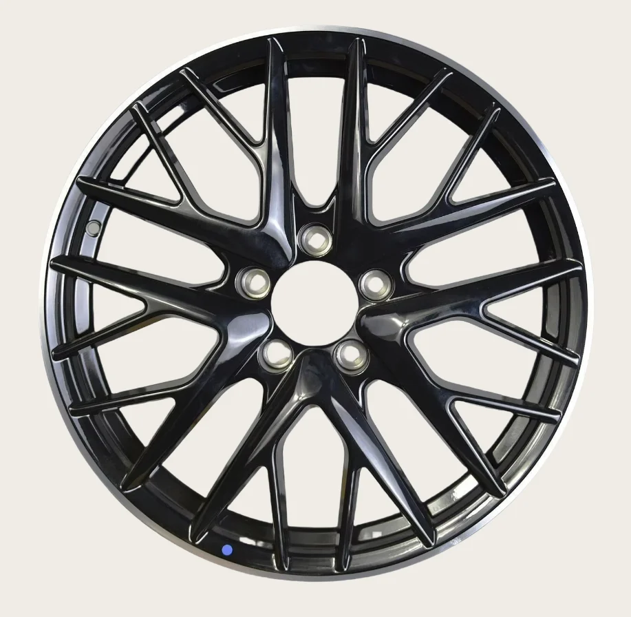SYAC Factory Hot Selling Forged Car Rims 20 Inch Front And Rear Wheels PCD5x130 Black Machined Lip High Quality Alloy Wheel Rims