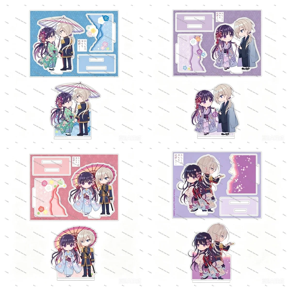 10cmAnime High Definition Images As A Gift For Fans Acrylic Stand Model My Happy Marriage Bookshelf Decoration Products Keychain