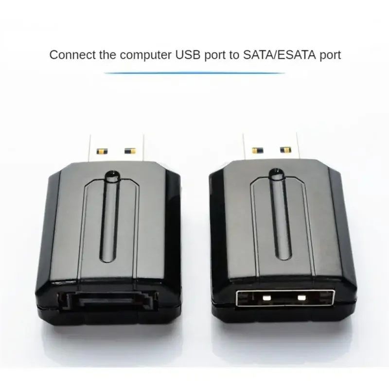 Usb 3.0 adaptador esata durável usb 3.0 para sata hdd adaptador fácil conexão de alta velocidade transmissão dados usb 3.0 conector esata