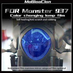 For Ducati Monster 937 modification instrument film headlight and taillight film protective film sticker accessories