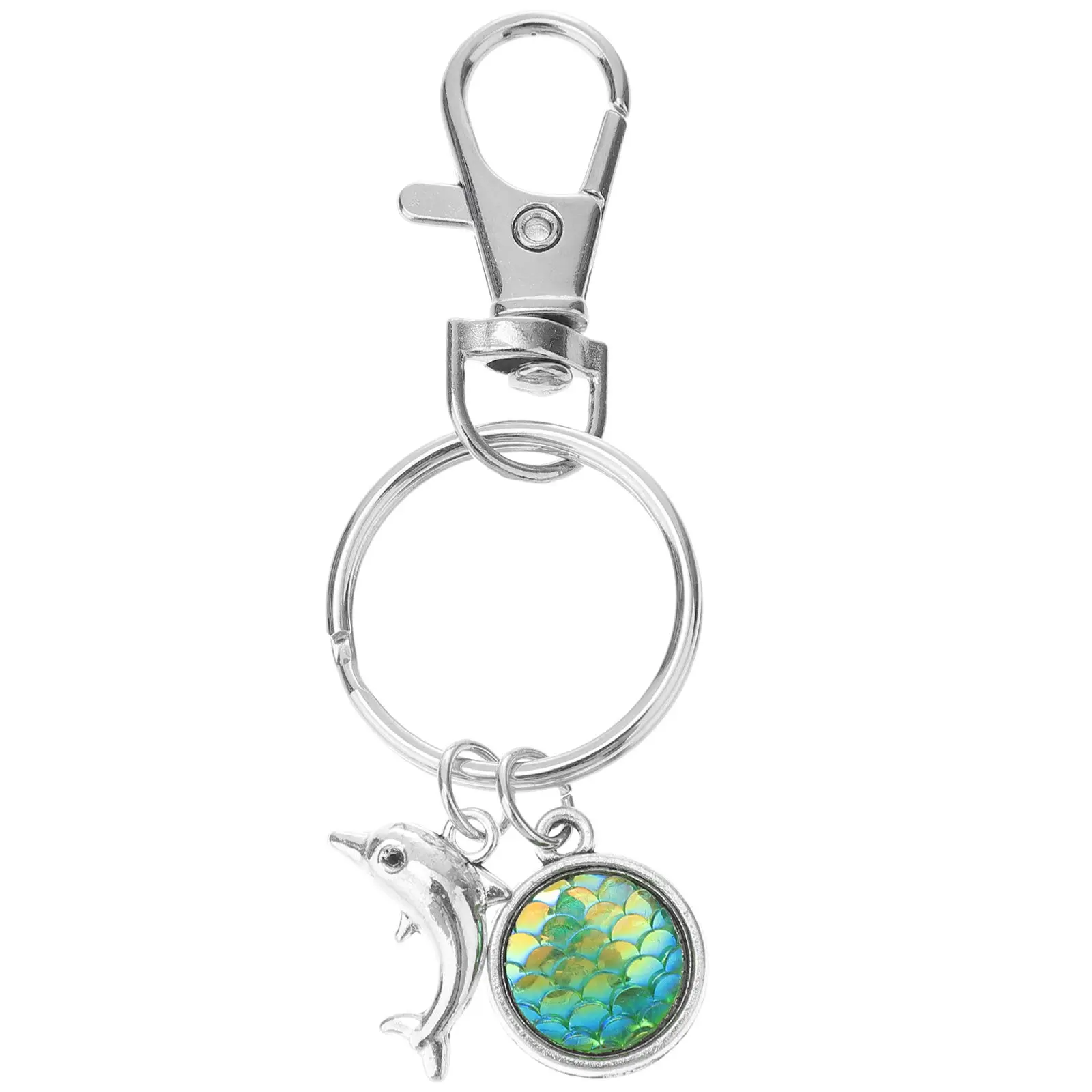 Ocean Animal Keychain – Dolphin Alloy Pendant Charm for Bag, Keys & Gifts