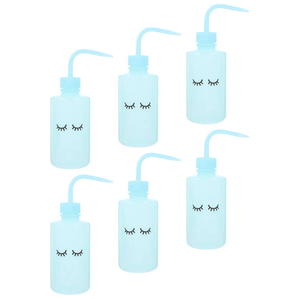 6 قطعة زجاجات تنظيف الرموش مانعة للتسرب زجاحة ضغط بزاوية صنبور لغسل الرموش نباتات سقي متعددة الوظائف فارغة #4