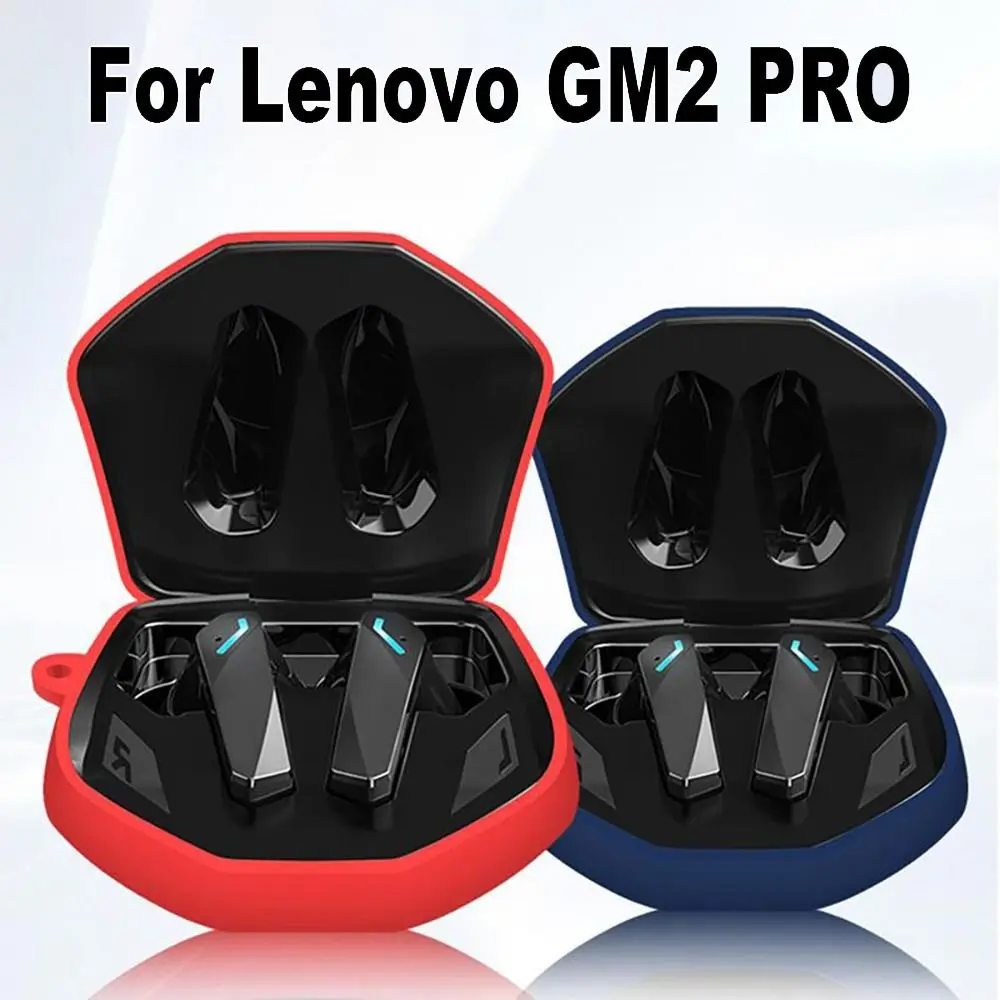 Lenovo GM2 PRO용 헤드폰 보관 케이스, 무선 헤드셋 커버, 실리콘 캐리 백, 충격 방지 이어폰 보호대, 카라비너 포함