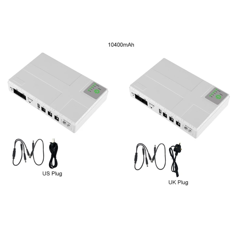 Imagem -05 - Fonte Alimentação Ininterrupta Alternativa Bateria 10400mah Ups 5v 9v 12v 1a Ups