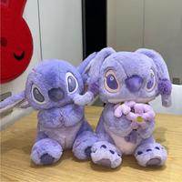 35cm Plush Anime Cartoon Kawaii Purple Stuffed Toy Doll Girl Large Toy Birthday Gift Girlfriend Valentine'S Day Gift