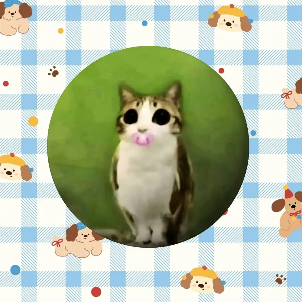 Niedliche Katzen-Memes Meow Kawaii Abzeichen Kreative Blechpins Kreative Zitat-Broschen Kleidung Rucksack Schmuck Geschenk Für – Detail 25