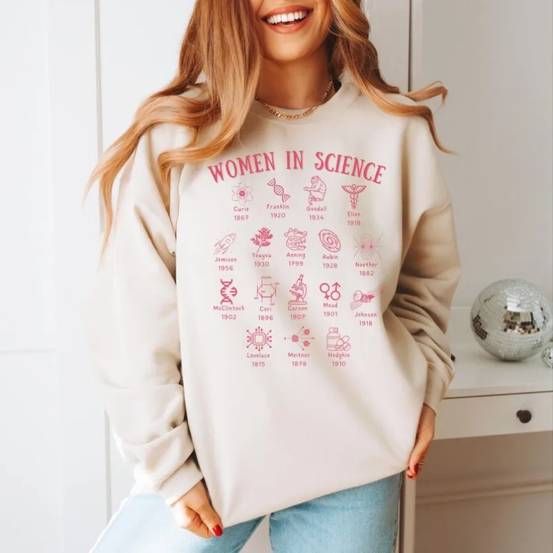 المرأة في العلوم البلوز الجذعية دكتوراه كلية هدية التخرج لها النسوية ممرضة طبيب طبيب صحة الأسنان طبيب الأسنان الشتاء هودي #3