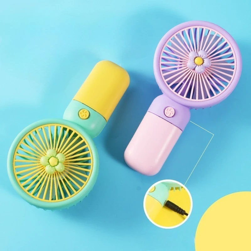 

FGNS hand fan, battery Lition portable fan, USB rechargeable fan, personal battery fan with 3 speed for office