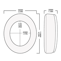 Nullmini Earpads Suitable for Mchose V9 Pro Headphones Replacement Cushion Sleeve Earmuffs Headband