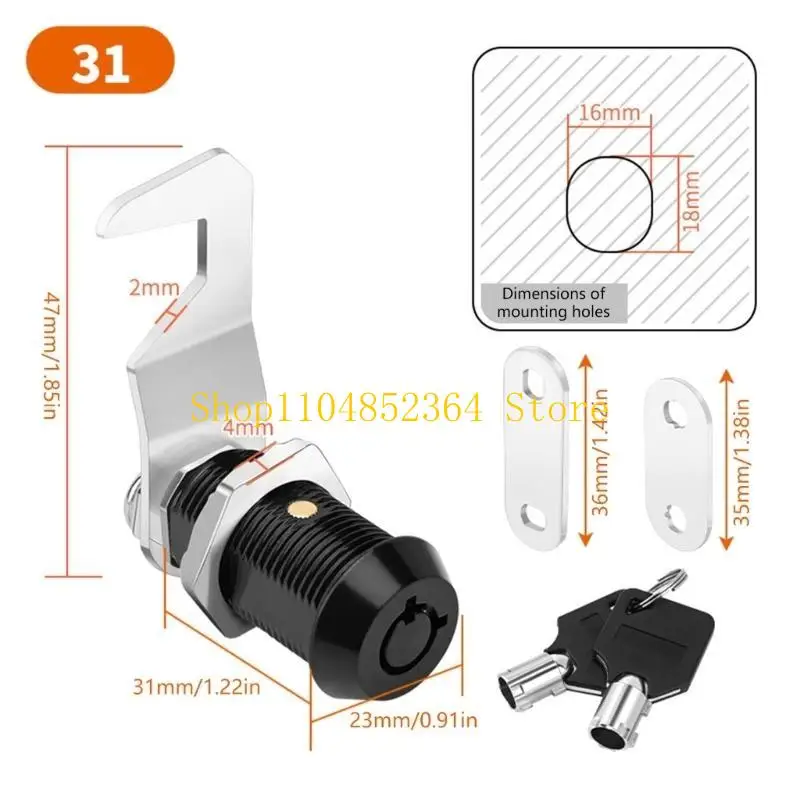 652F ช่วยเพิ่มความปลอดภัยด้วย Cams Tubulars Locks Steel Keyed Keyed เหมือนกัน