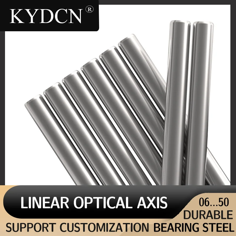 OD 6mm 8mm 10mm 12mm 16mm Customizable Cylindrical Straight Axis Length 100-550mm For CNC Machine