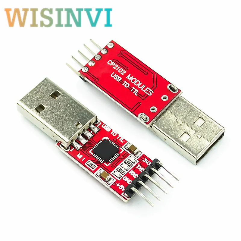 1pcs USB to serial port module CP2102 CH9102 module USB to TTL STC downloader UART