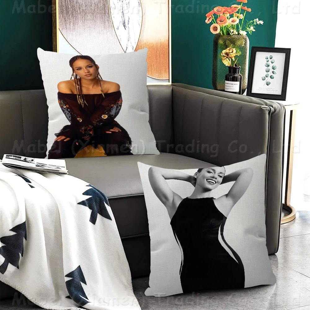 

Alicia Keys Stitch Lucky Dragon Pillow Cover Sofa Cushion Cover Home Room Decoration Children Gift