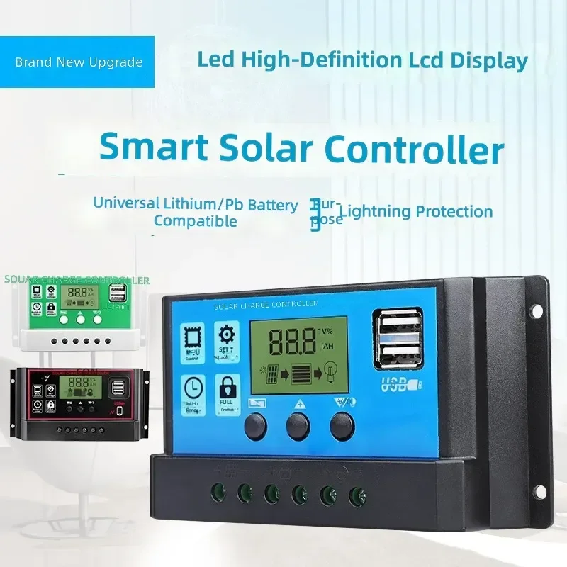 for Solar Controller 12V 24V Automatic Lead Acid Street Light Intelligent Charging Discharging System