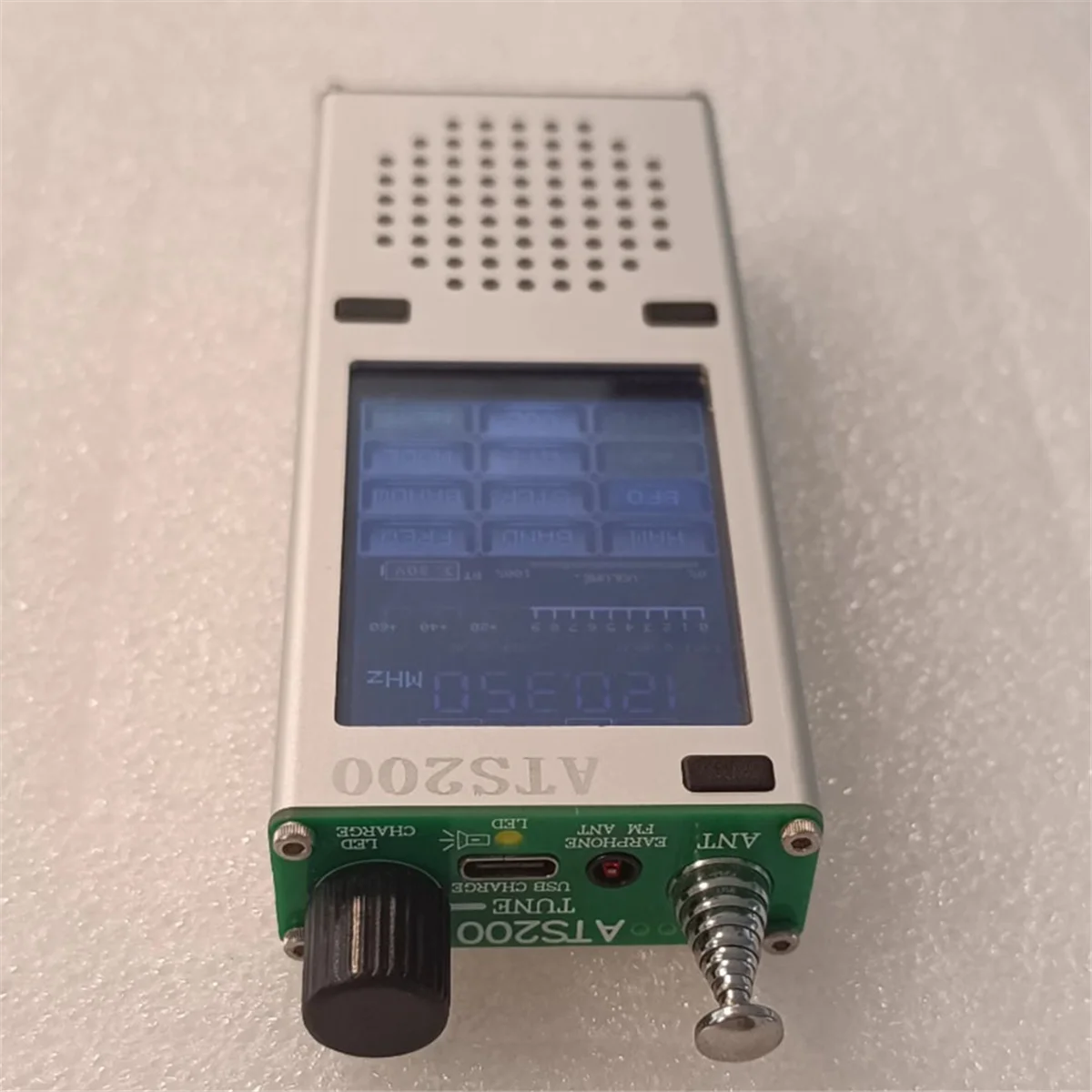 SMIEA جديد ATS200 راديو فرقة الطيران FM SI4732 + ESP32 + بلوتوث + 2.4 بوصة تعمل باللمس FM ، AM ، LSB ، استقبال USB متعدد الأوضاع
