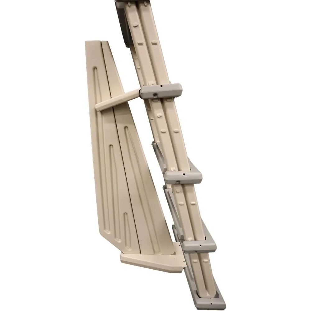 조절 가능한 데크용 수영장 사다리, 높이 42-56인치, 고강도