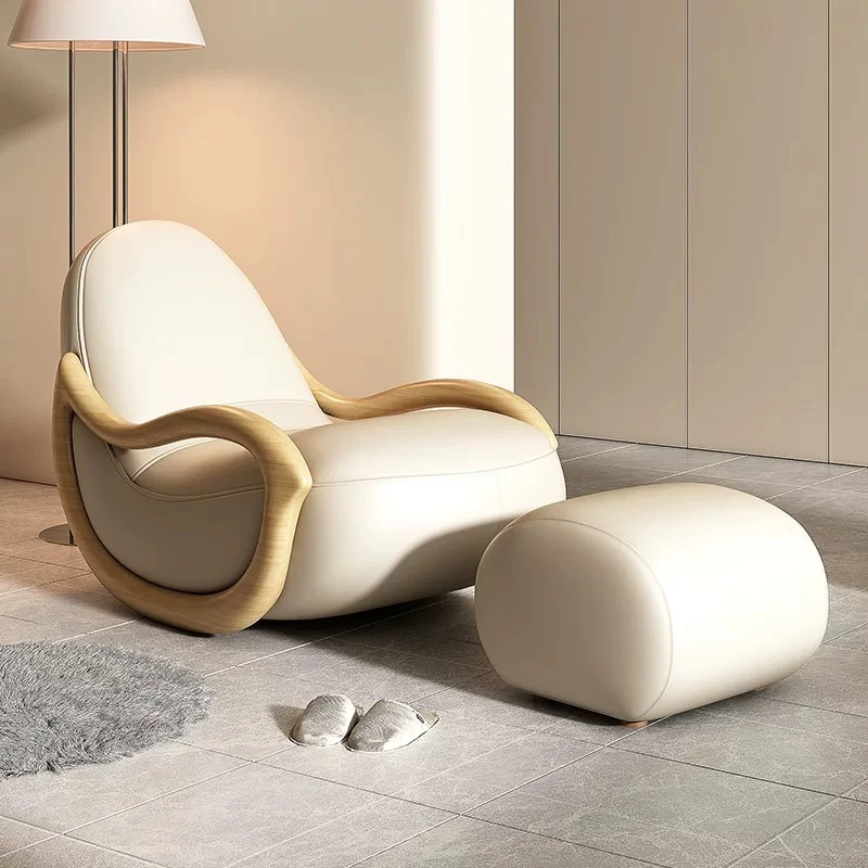 Meditation Luxury Rocking Chair Boneless Occasional High Quality Recliner Chair Aesthetic Cozy Fotel Bujany Home Furniture