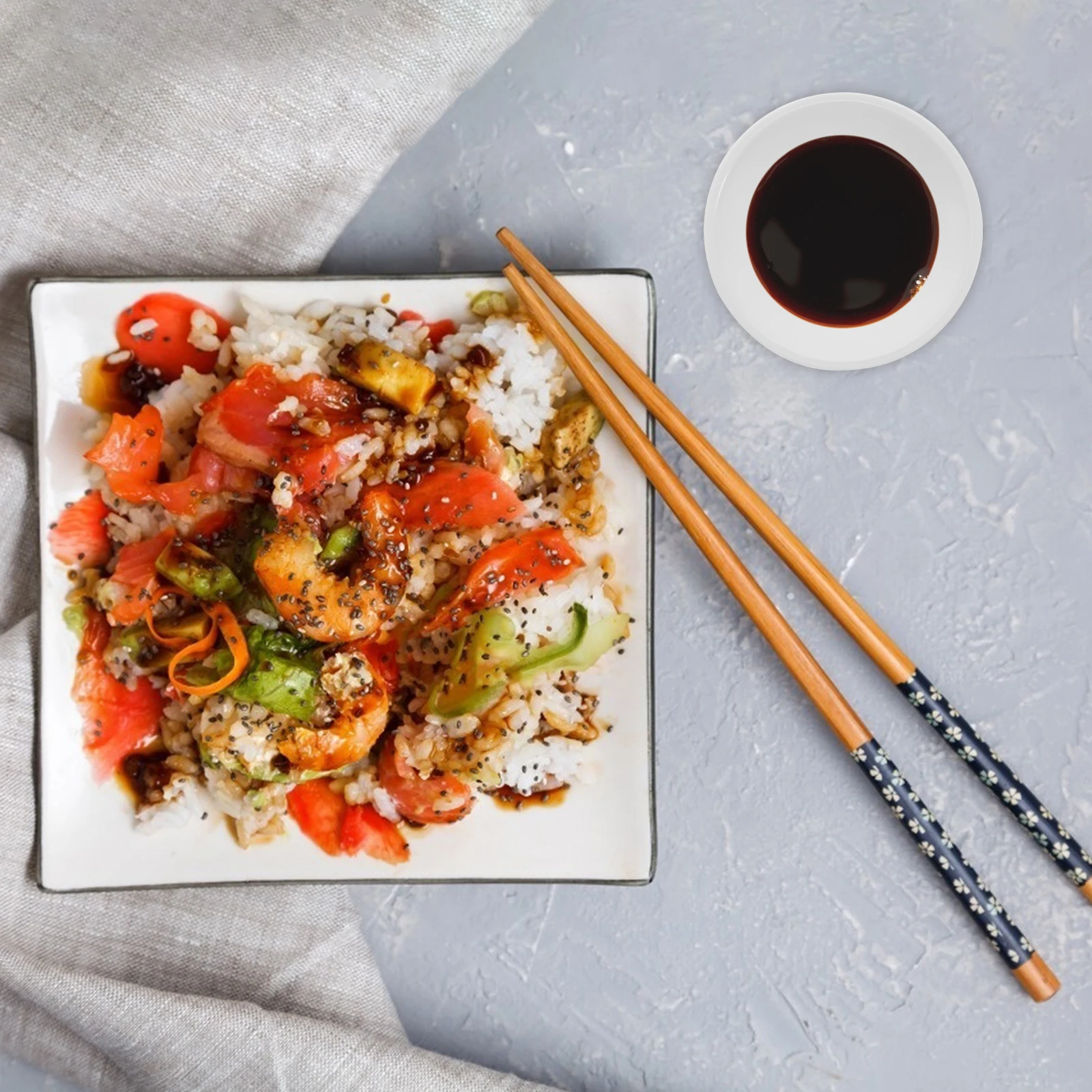 

30pcs Seasoning Dish White Appetizer Plate Eco-Friendly Safe For Small Flatware Food Dipping Bowl Sauce Serving Tray