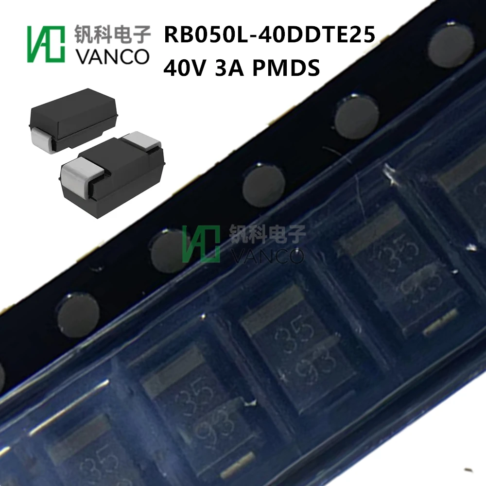 Kit Transistor 100 pezzi RB050L-40DDTE25 diodo SCHOTTKY 40V 3A PMDS In Sctock