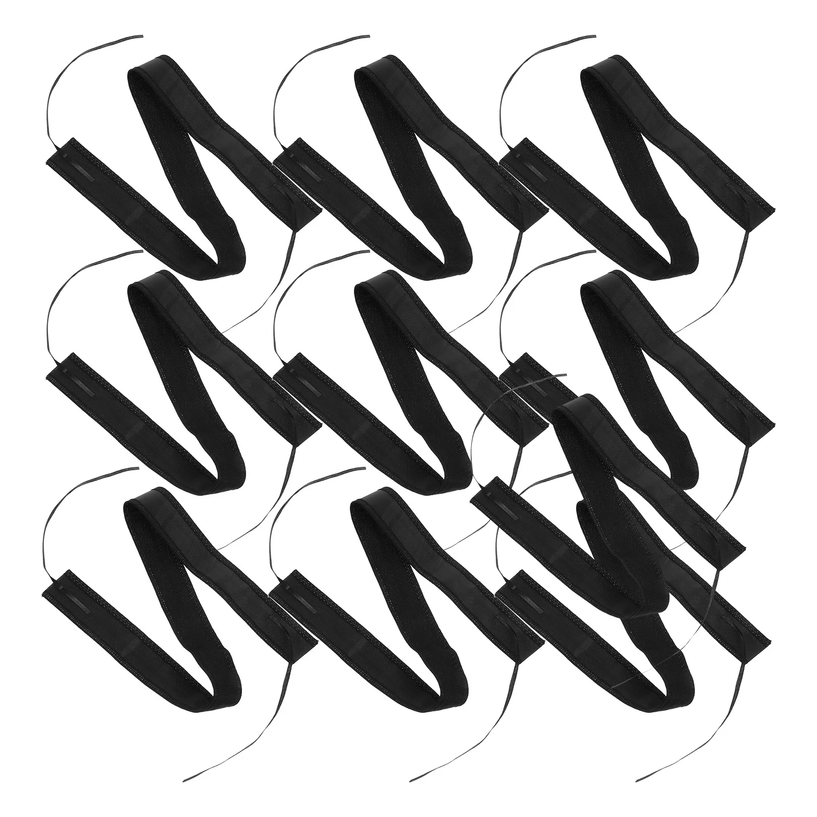 10 قطعة من القطن الصلب قبعة العصابات قابل للتعديل الرباط بطانة العرق لحام الراحة قابلة لإعادة الاستخدام قابل للغسل امتصاص العرق #5