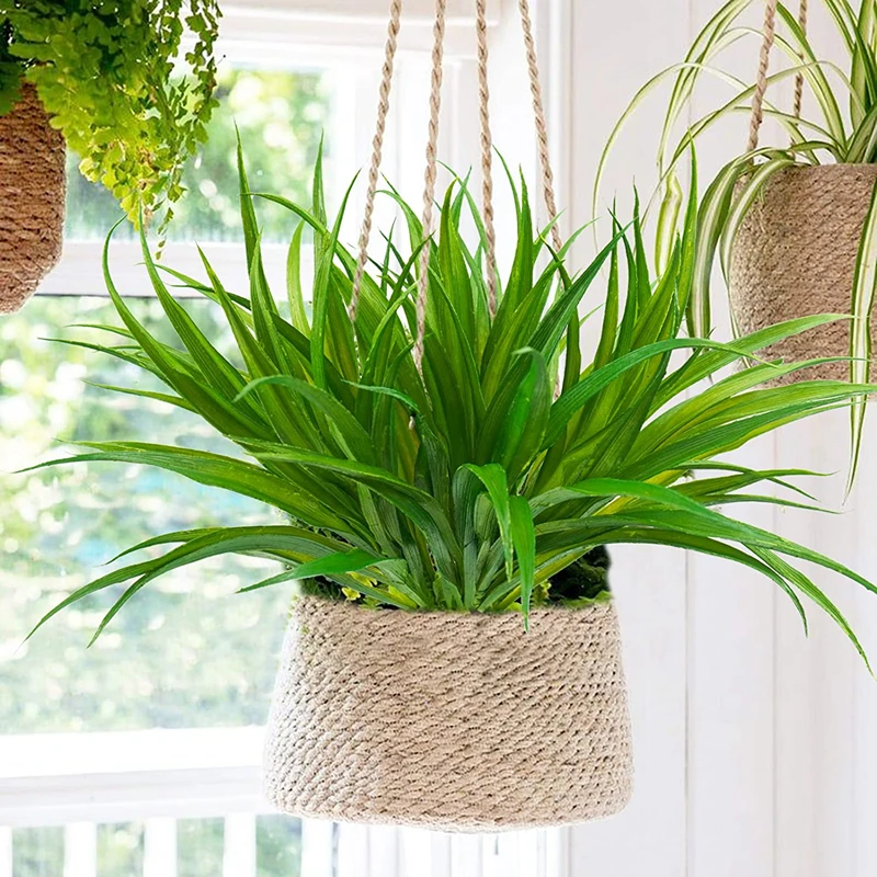 1 Pc 14 leaves Spring grass artificial plants for home windowsill bonsai christmas party decor wedding outdoor arch accessories