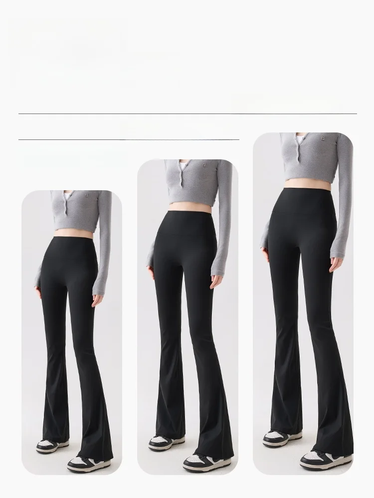 التخسيس عالية الخصر اليوغا السراويل النسائية الخريف جديد Sle طويل الساق إطالة الرياضة Finet بنطلون مريح النايلون دنة