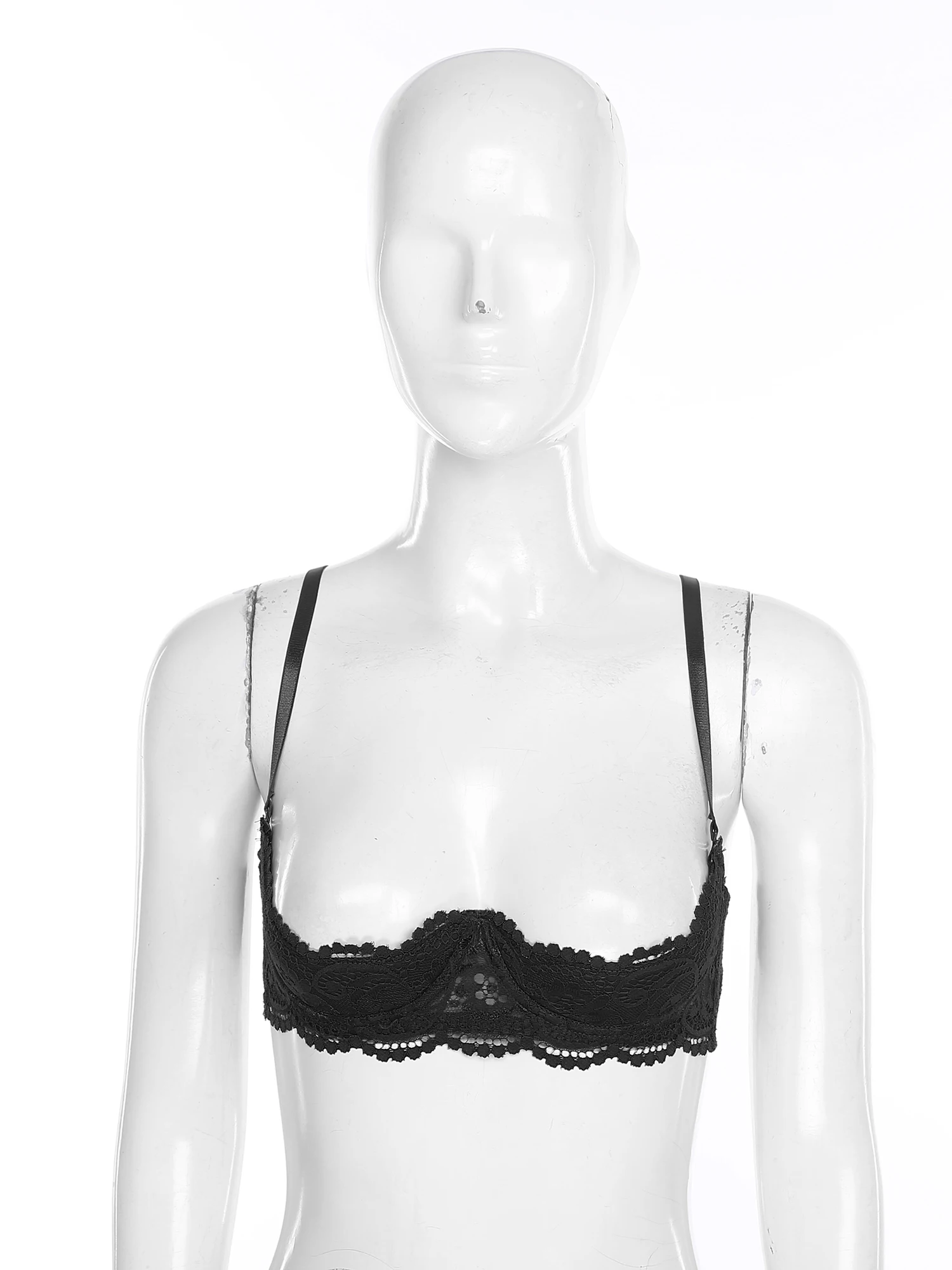 

Женский кружевной бюстгальтер-топ с цветочным узором, черный, с регулируемыми бретелями, на косточках, для свиданий, на каждый день, нижнее белье, ночная одежда