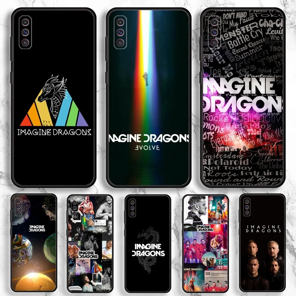 Imagine Dragons Rock Band Phone Case For Samsung Galaxy A13,A21s,A22,A31,A32,A52,A53,A71,A80,A91 Soft Black Phone Cover