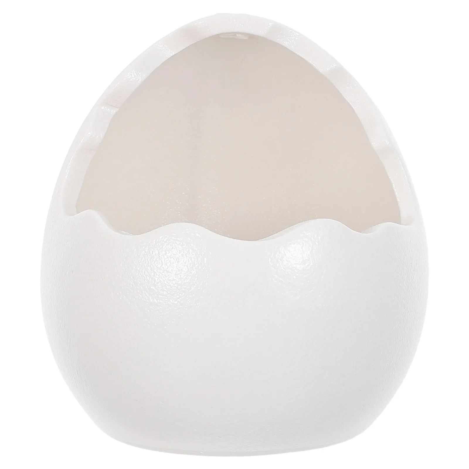 

Cute Cracked Egg Ceramic Planter Pot Hanging Succulent Flower Container For Home Desktop Displays And Indoor Plant Collections