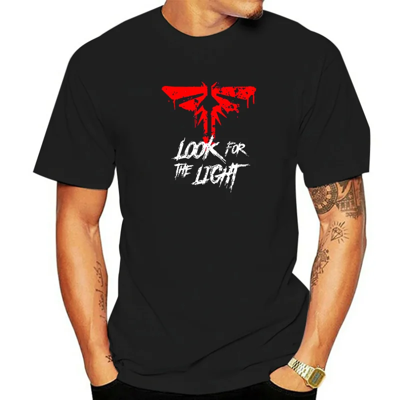 Look For The Light Fireflies Symbol Ellie Last Of Us Game Inspired T-Shirt Top Quality Tee Shirt