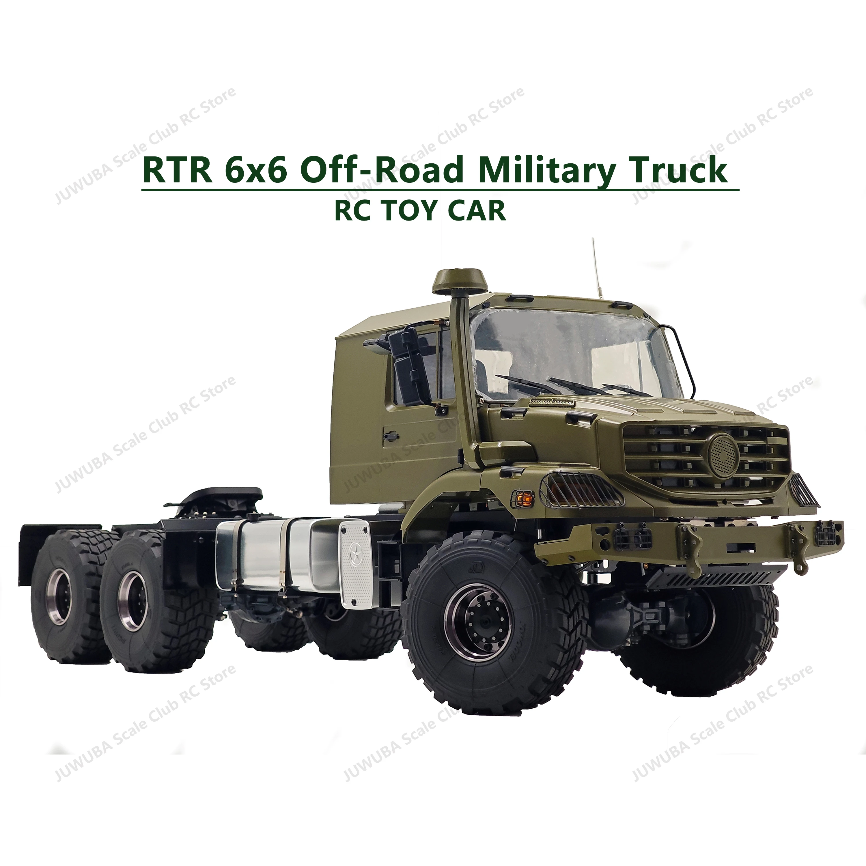1/14 RC 6x6 Off-Road Military Truck For RTR Zetros Model with Remote Control Metal Chassis for Tamiya RcTruck RC Crawler Toy Car