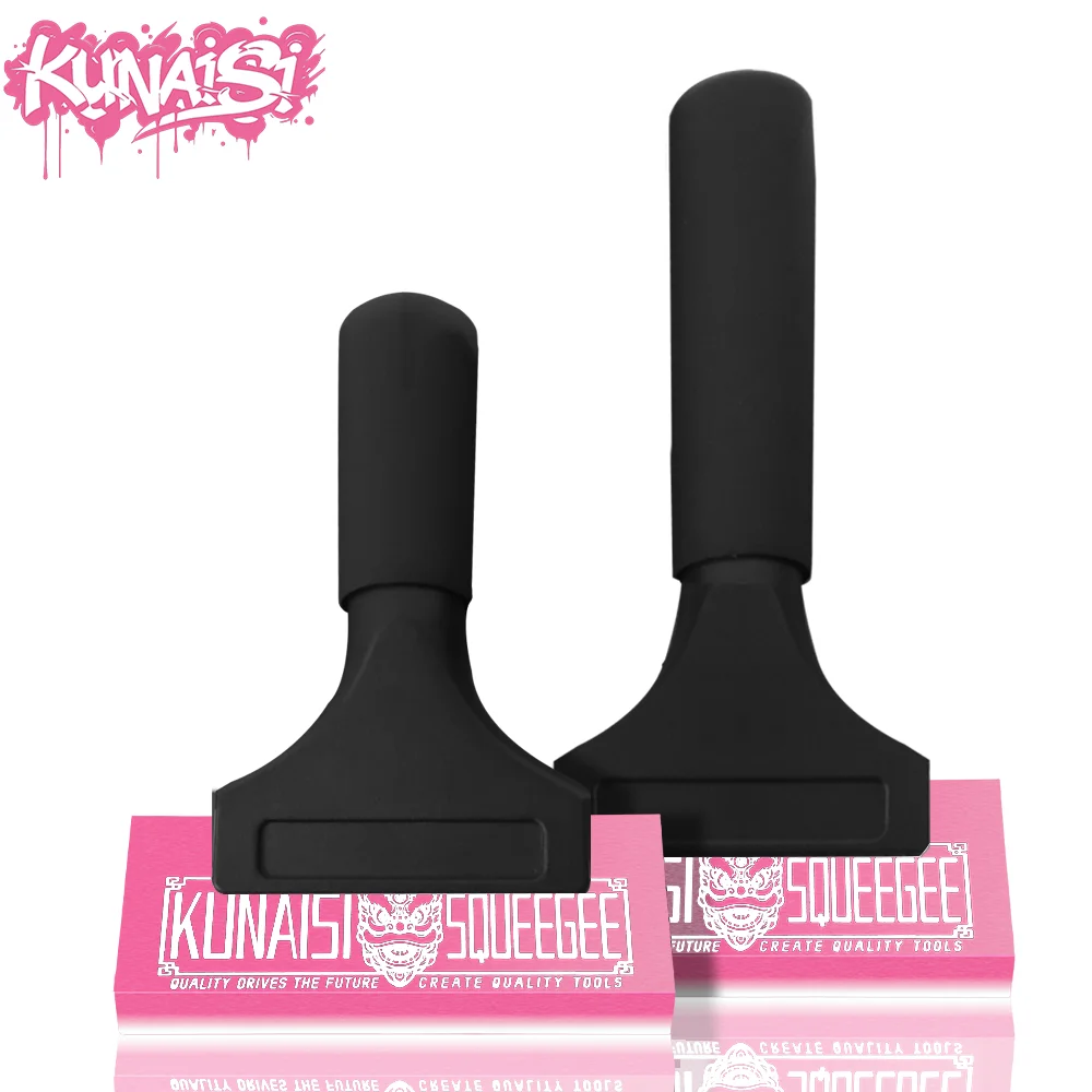 KUNAISI Aluminum Alloy Water Scraper Beef tendon rubber forCar Window Snow Remover, Glass Squeegee Tool,Car TPU PPF Film Install