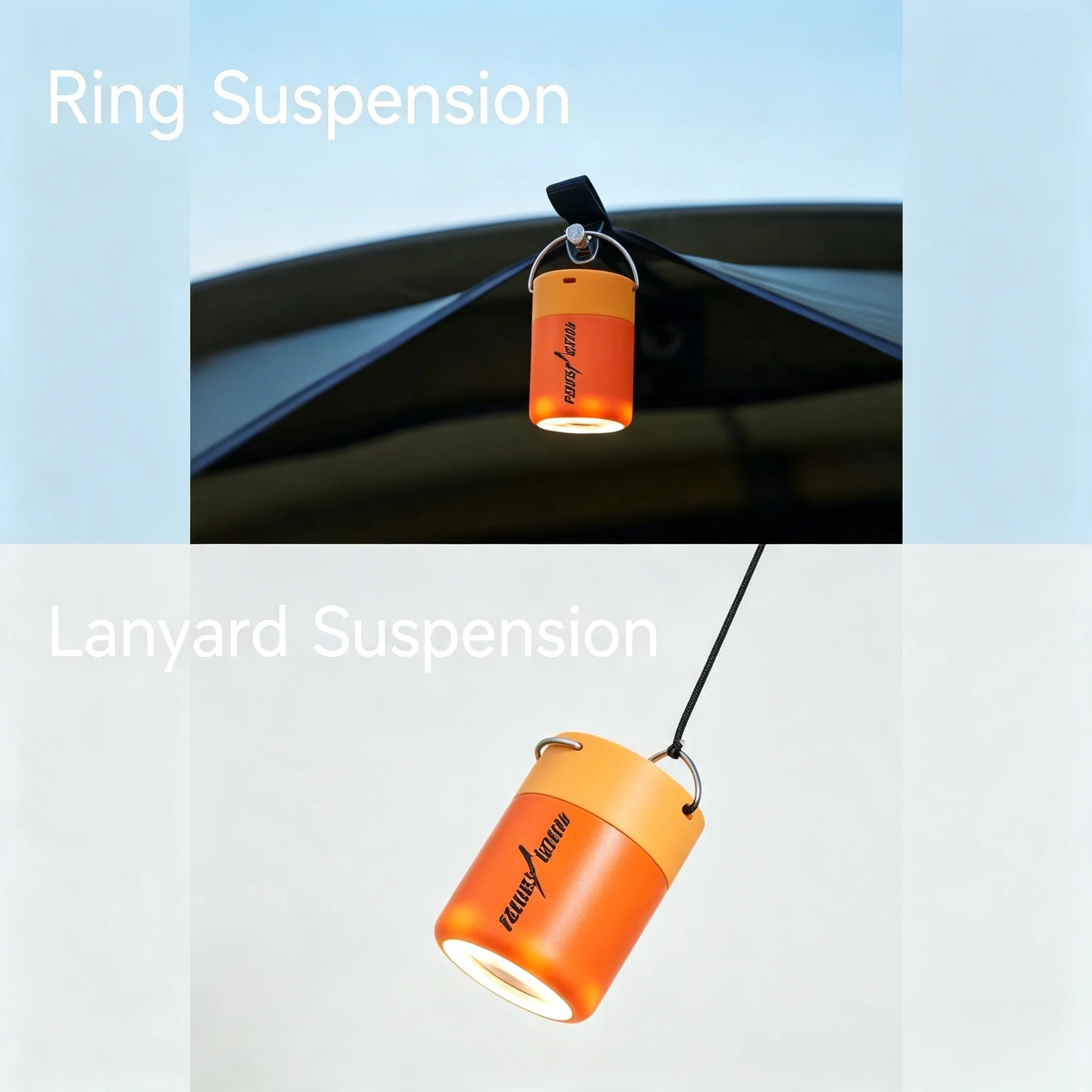 Mini Tragbarer Luftkompressor mit LED-Licht Typ-C Wiederaufladbare Leichtgewichtige Pumpe für Outdoor-Camping – Detail 11