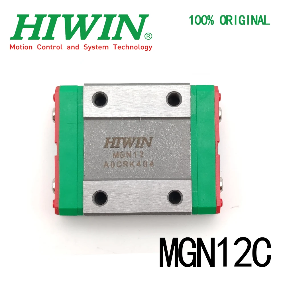 Imagem -03 - Hiwin Original Autêntico Mgn12c Mgn12 Trilho de Guia Linear com Controle Deslizante de Alta Precisão 400 mm Guia Linear Impressora 3d Liga de Aço Novo