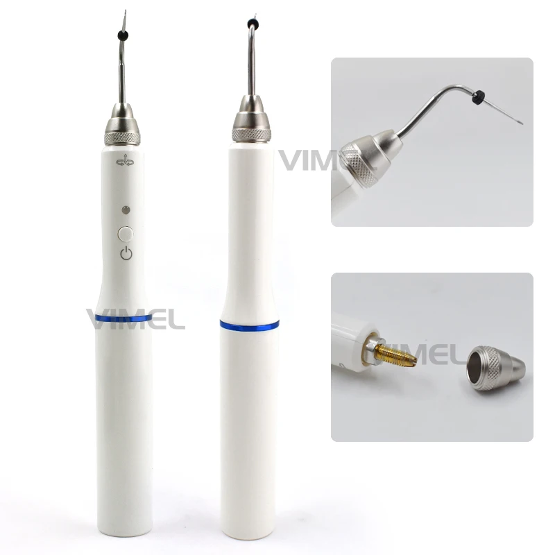 Hot Melt de ntal Cordless Wireless Gutta Percha Obturation Pen Root Canal Filling System With 2 Tips