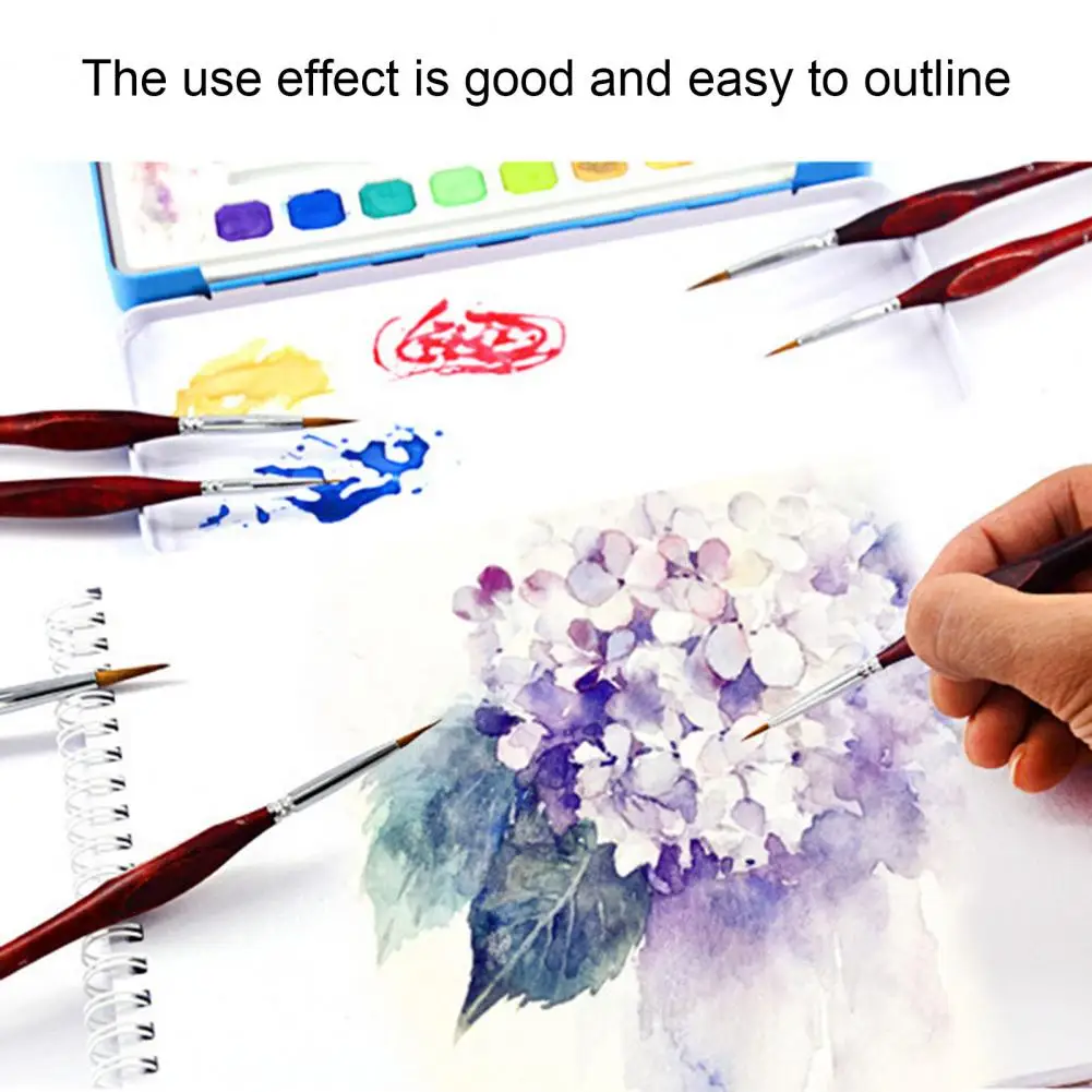 Watercolor Brush Set High Paint Brushes Professional Miniature Paint Brush Sets for Beginners Pros Soft Bristles for Precise