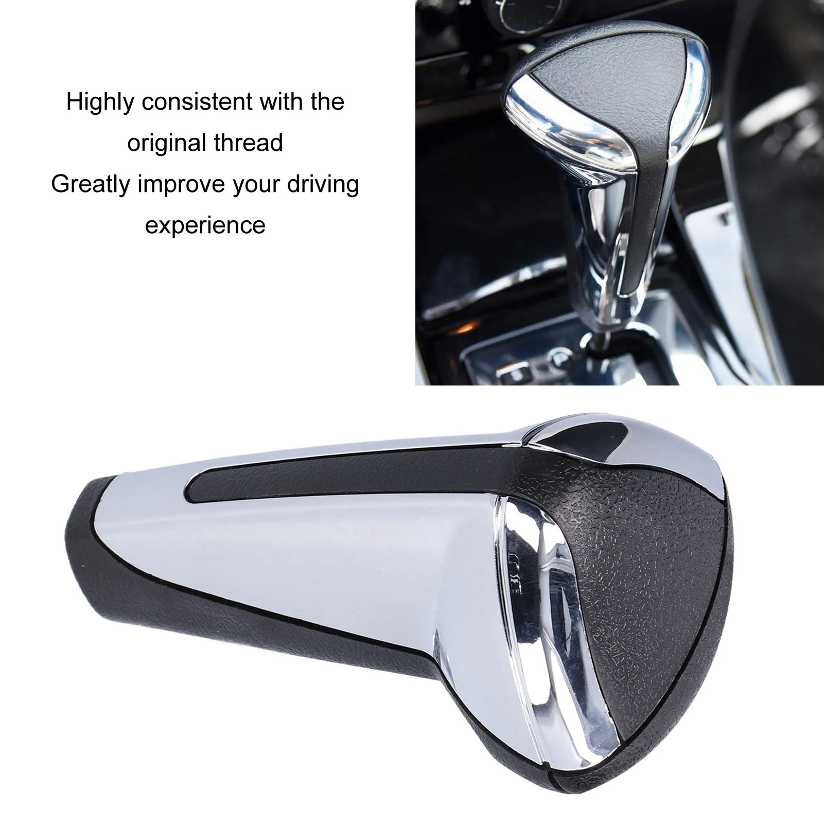 Car Gear Shift Knob Matte Design Black White Interior Trims Universal Replacement for Citroen Sega Gear Stick Shifter Knob
