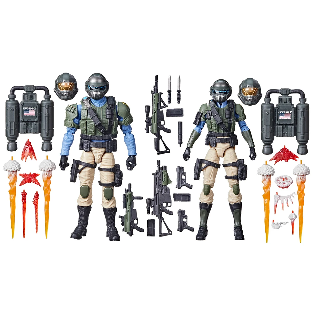 [Speciale aanbieding] Hasbro G.I. Joe Geclassificeerd Serie No.95 Steel Corps Troopers 2-Pack-Set 15 cm Action Soldier Model Figuur Speelgoed